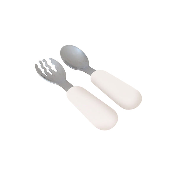 OXO Tot On-The-Go Fork & Spoon Set, Teal